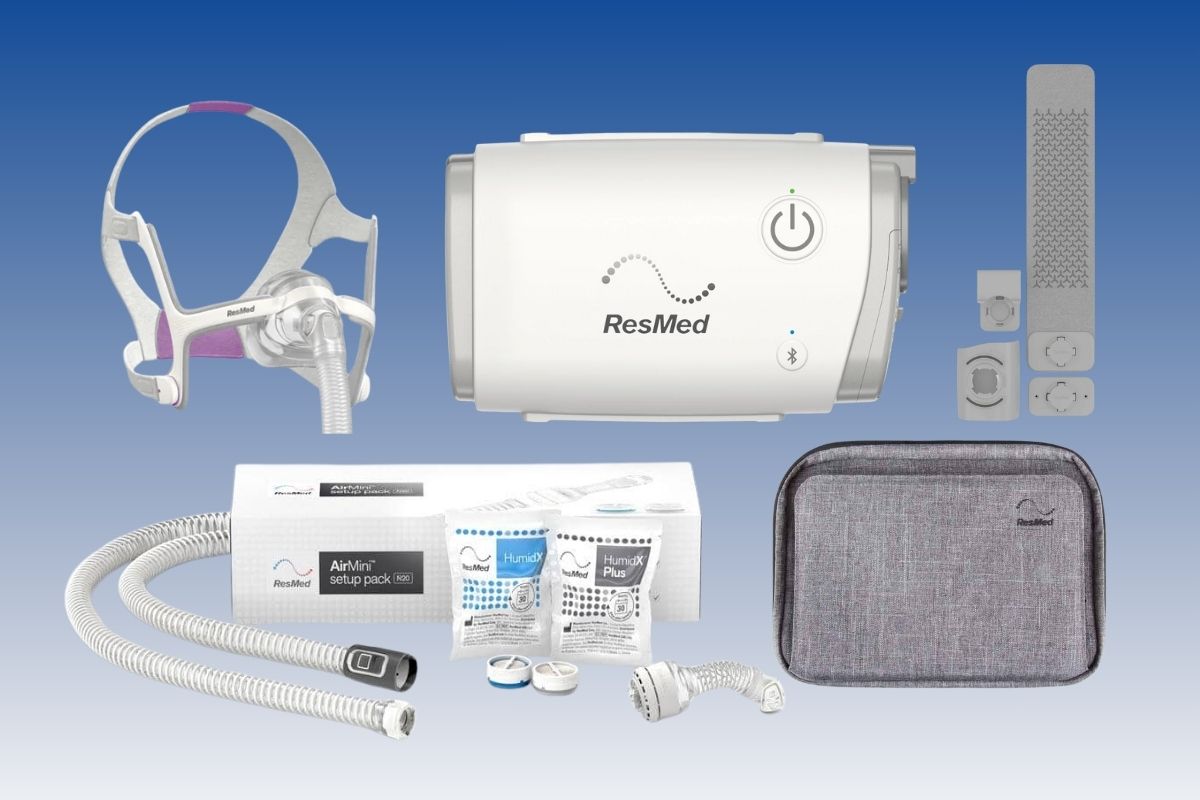 Resmed AirMini Automatic CPAP HumidX Starter Kit (AirFit N20 For Her Mask Included)